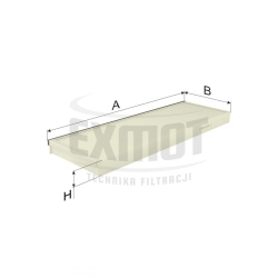 Filtr kabinowy WK 865 - Zamiennik: SC 50076, CU 4662, SKL 46223.